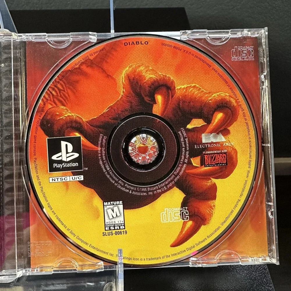 Diablo (PS1 Sony PlayStation 1) CIB Complete with/Reg Card Excellent Condition